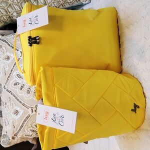 Lug Yellow Tumbler and Lug Tall Dolly 💛  2 Piece Set NWT
